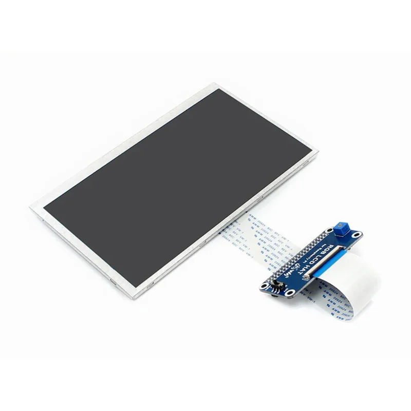 Waveshare 7Inch 1024X600 Ips Display Voor Raspberry Pi Dpi Interface Geen Touch Tft Lcd Met Rgb Lcd-Hoed En Lcd-Stand