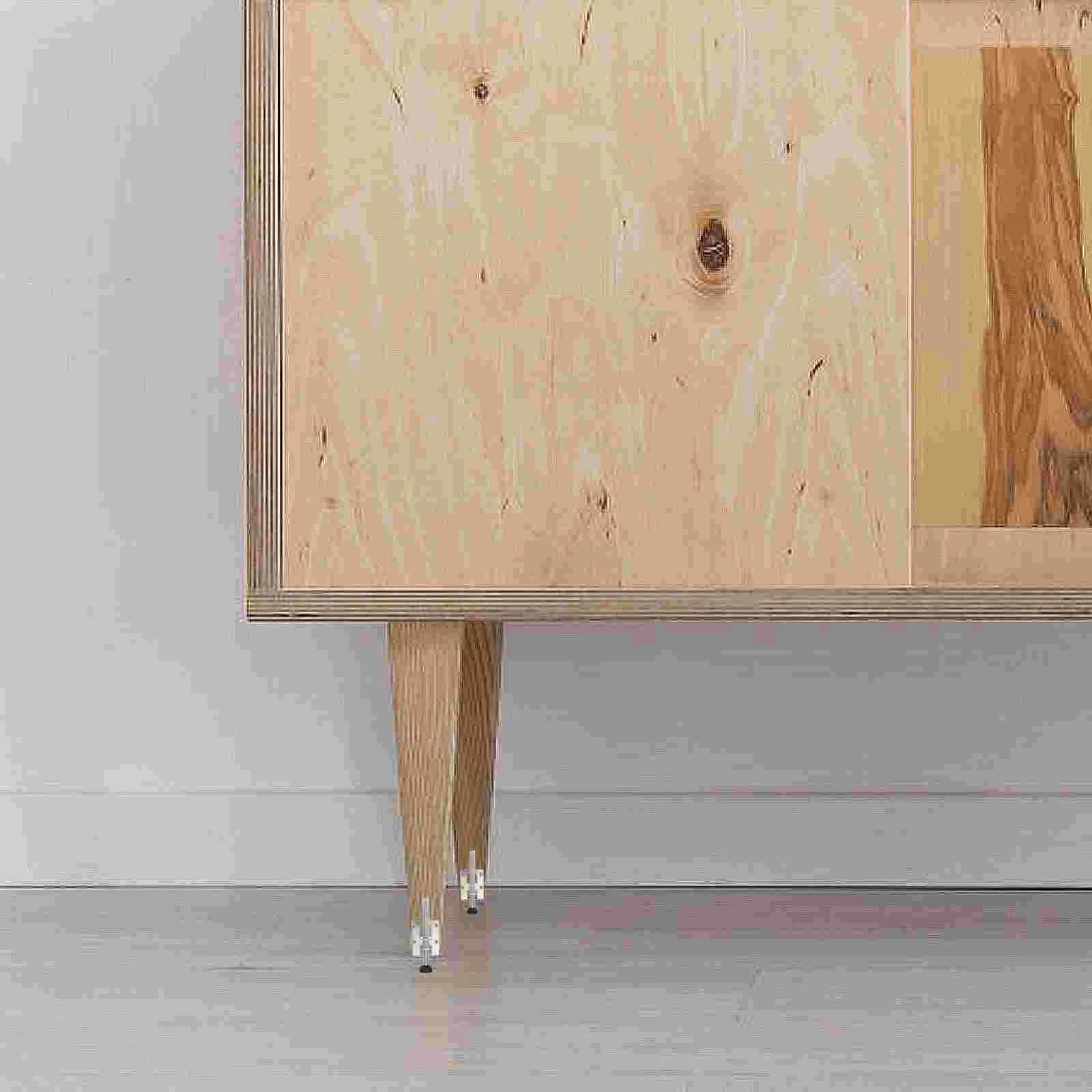 4 Pcs Wardrobe with Adjustable Legs Workbench Feet Furniture Levelers Accessories Machine Load Foot Steel for Leveling
