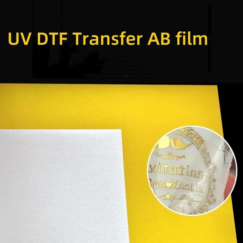 UV DTF Film Roll Premium A3 size sheeting sticker Transfer Paper for UV DTF Printers