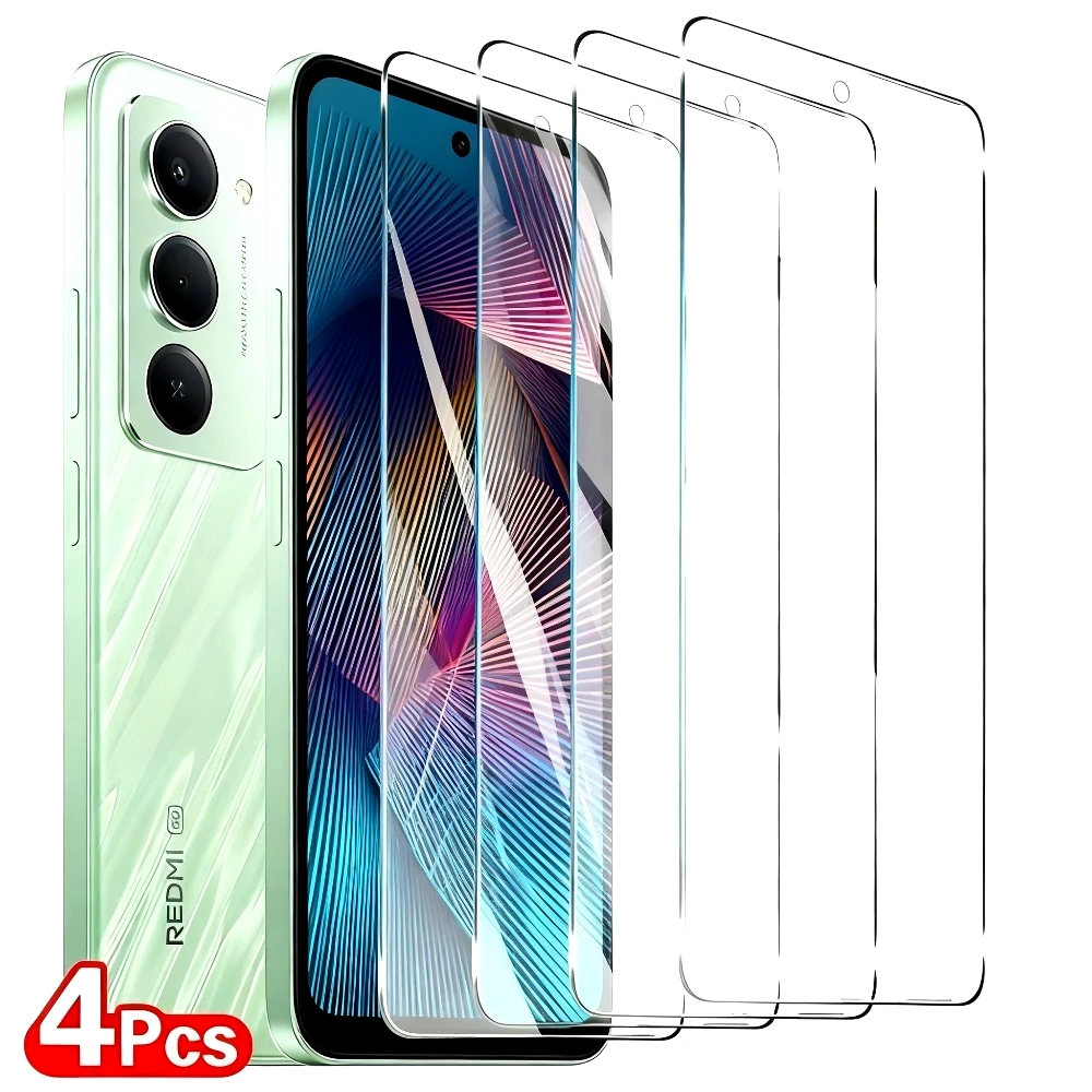 

4 шт. ультра прозрачное закаленное стекло для Redmi Note 14 5G 13 12 11 Pro 14S 12S 11S Защитная пленка для экрана Redmi 15 15C 14R 14C 13C 12C