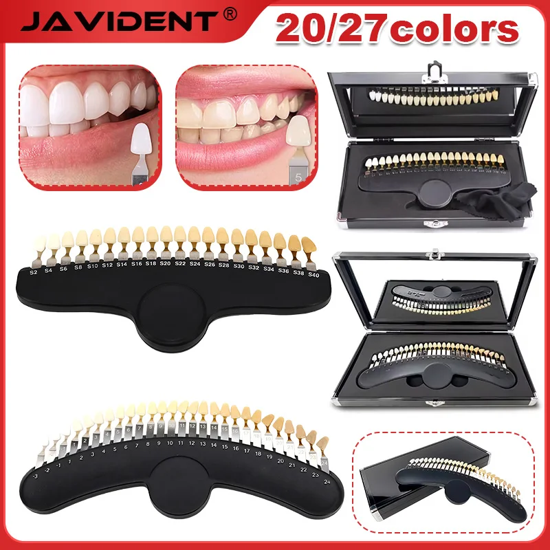 

Набор: Стоматологическое зеркало, таблица цветов для отбеливания зубов, цветовая палитра для цельнокерамических виниров, 3D-смола, материал для отбеливания холодным светом