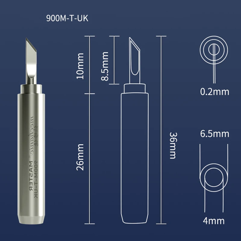 Soldering iron tip MECHANIC 900M-T-UK 900M-T-US 900M-T-UI  flying line Soldering iron tip Lead-free environmental protection