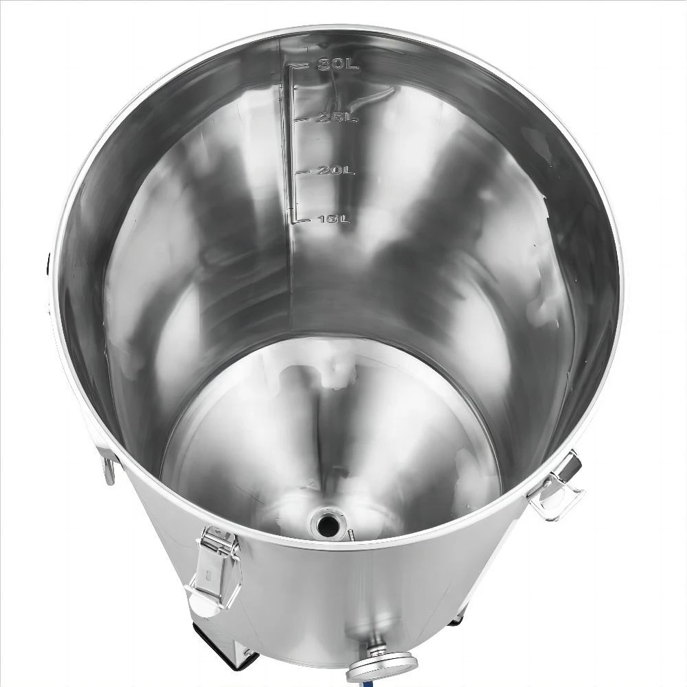 【HOT】Household brewing equipment 30 60 100L conical fermenter beer fermenter miniature brewing equipment DIY homemade