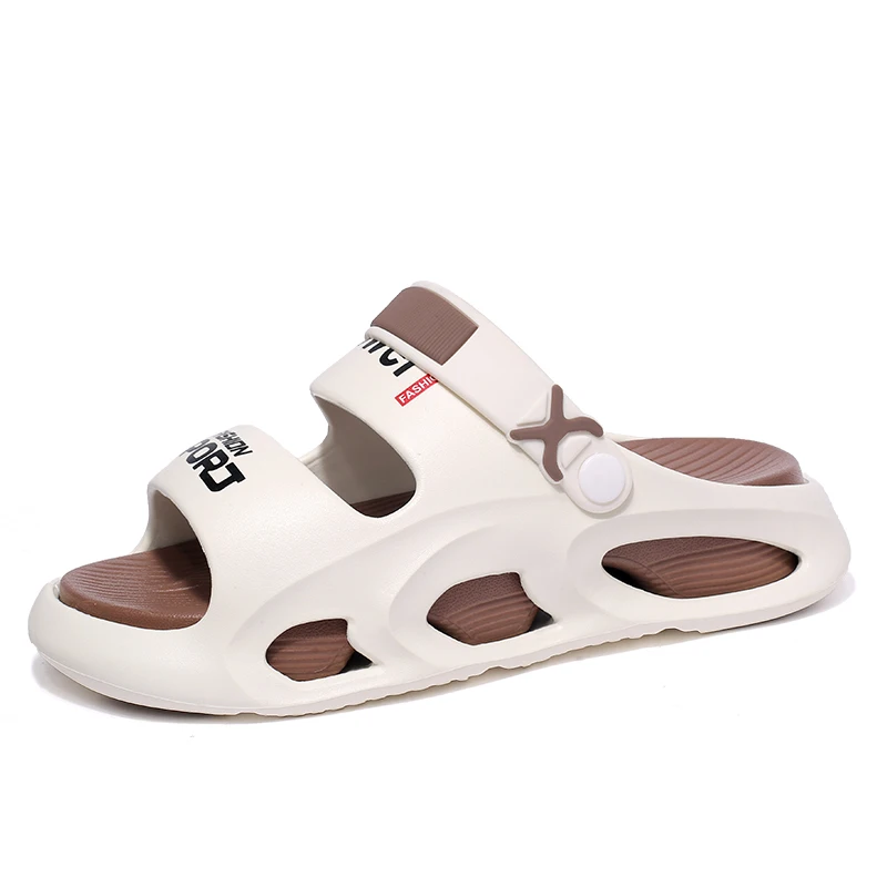 

New large size Men's slippers Fashion sports casual Men's sandals Comfortable beach shoes Flip-Flops men's Clogs Couple slides
