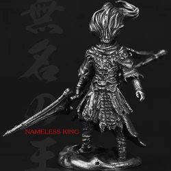 Vintage White Brass Dark Souls III Nameless King Anime Action Figurine Metal Game Character Model Collections Toy Gifts