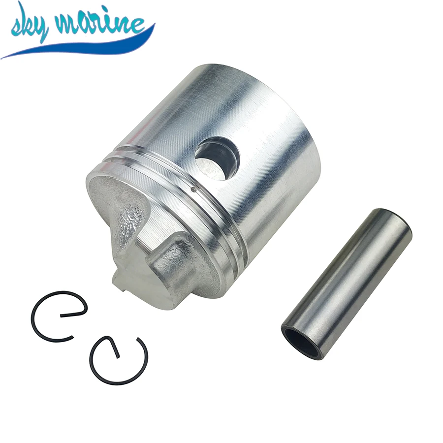 

6G1-11631 6G1-11610 Piston and Ring STD Kit For Yamaha Outboard Motor 2 Stroke 6HP 8HP 6G1-11631-00-98 6G1-11610-00 50mm