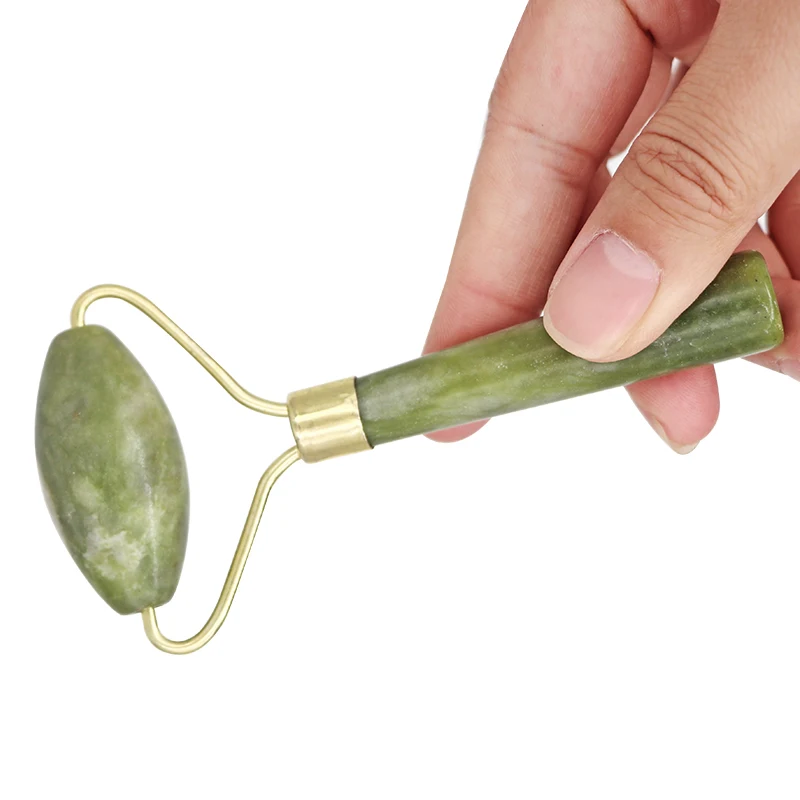 Natural Jade Roller Face Gua Sha, Natural Stone, Body Neck Massager, Acupoint, Eye Care Spa Massage Tools Massage Visage Lifting
