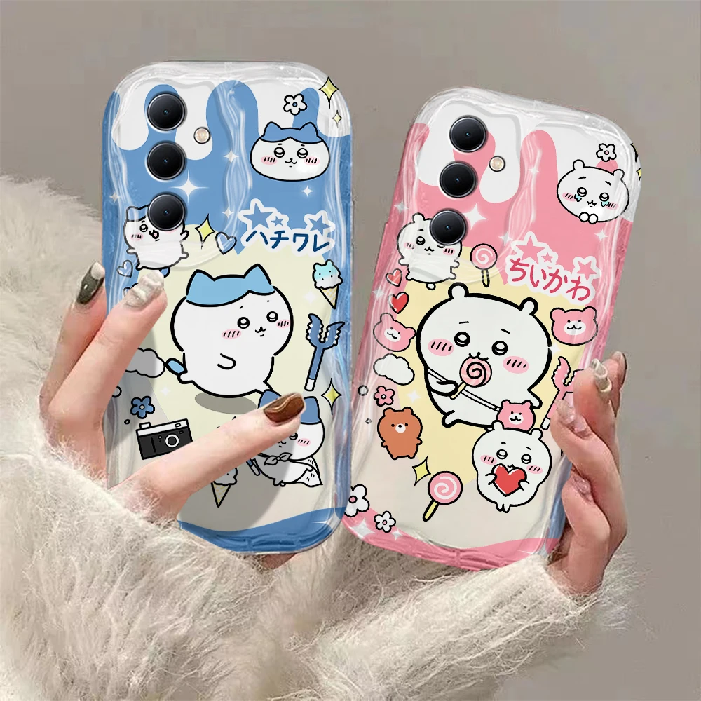 Cartoon H-Hachiwares U-Usagis Wave Phone Case For Samsung Galaxy S24 S23 S21 S20 FE Plus Ultra 4G 5G Soft Silicone Back Cover