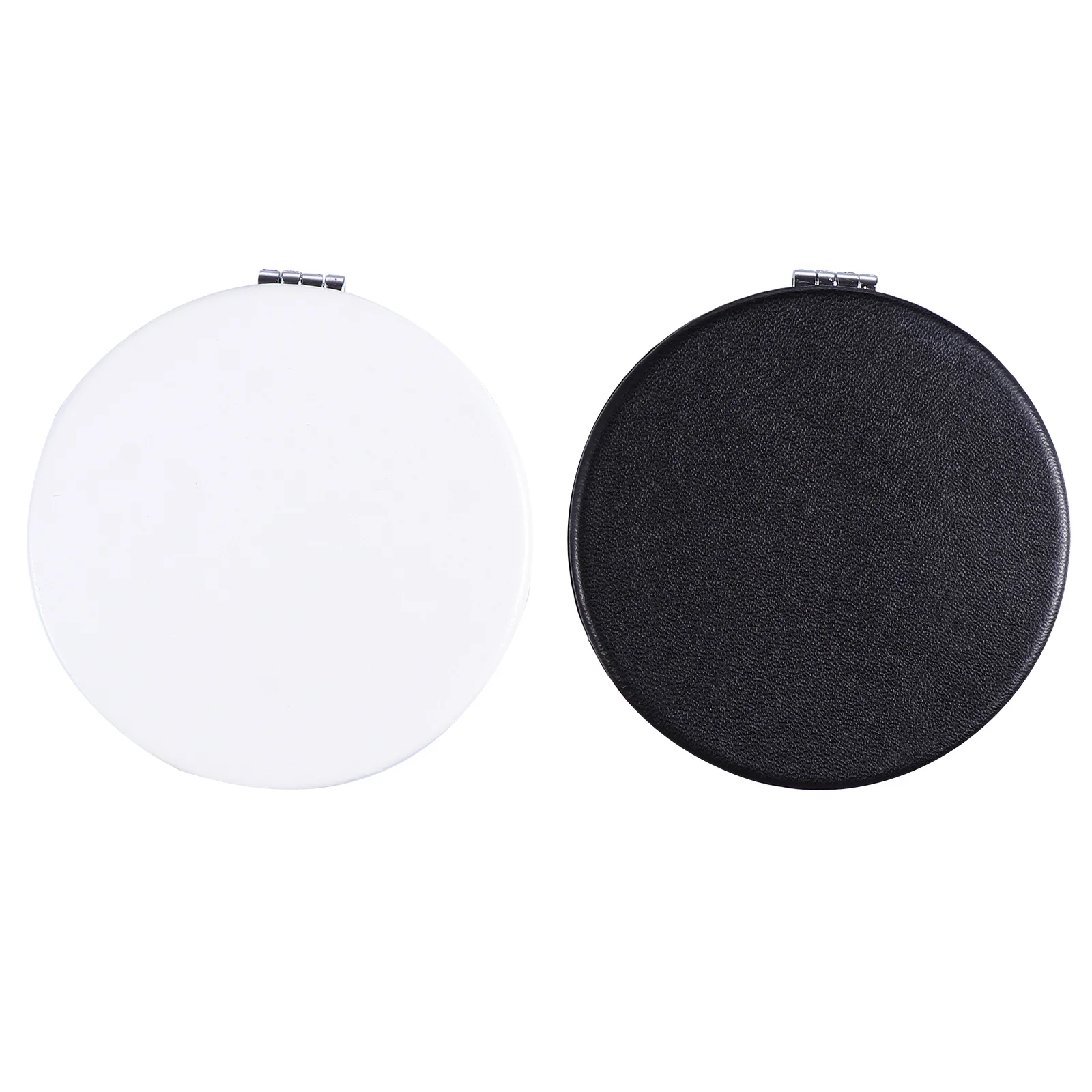 2 stuks opvouwbare compacte spiegel zakformaat make-up draagbare kleine handspiegel lichtgewicht reizen essentieel