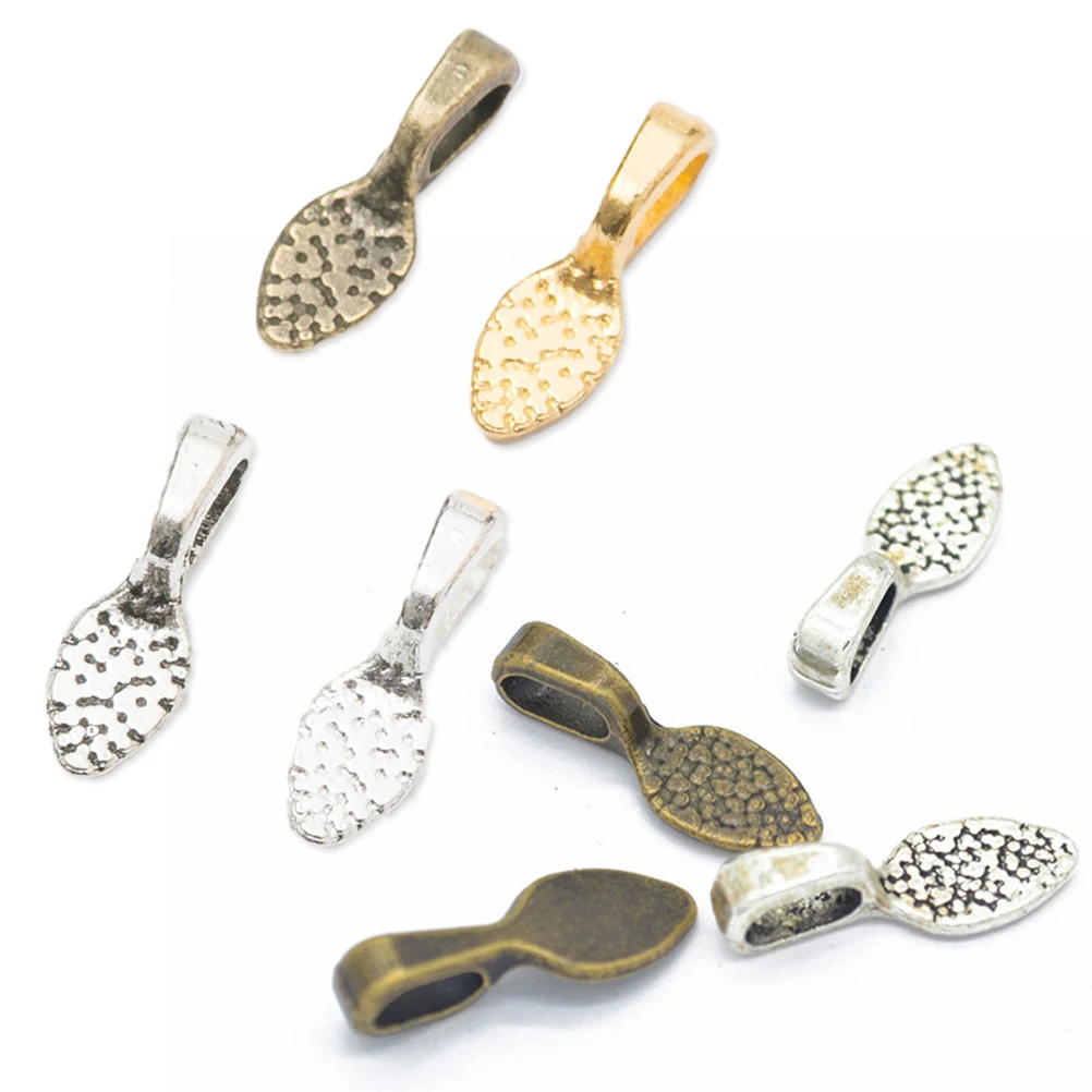 

400pcs Retro Mechanical Alloy Pendants Stylish Metallic Simple Design Buckle Jewelry Accessories Necklace Tiles