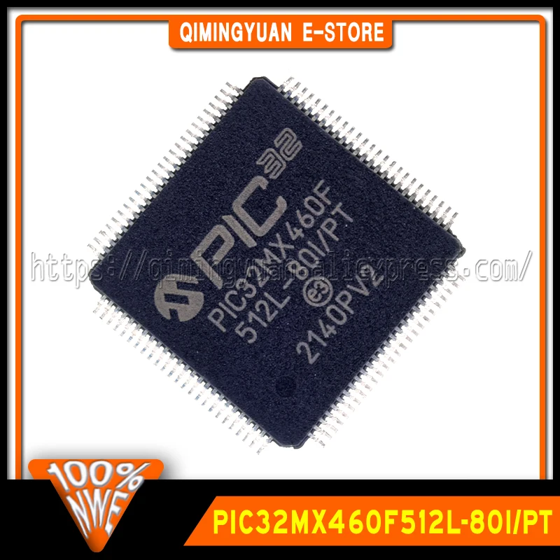 PIC32MX460F512L-80I/PT QFP100 100% New Original In Stock