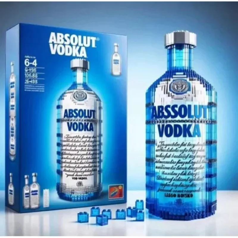 

Интересные строительные блоки для бутылок виски, новые строительные блоки, подарки, современная винная культура, креативные строительные блоки