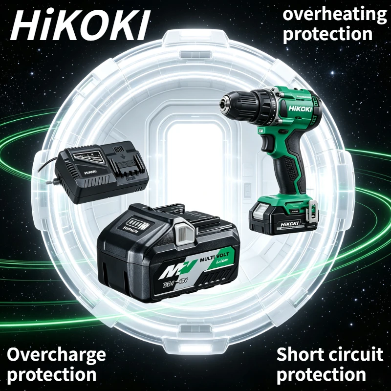 Original HiKOKI 8.0Ah Battery,short Circuit Protection,safe and Reliable,fit BSL36A18 BSL36B18,for Hitachi Cordless Power Tools