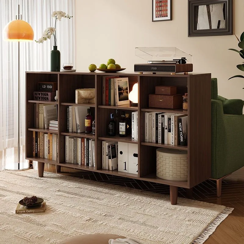 

Bookshelf Shelf Floor-to-ceiling children's bookcase Home living room Low storage cabinet Locker Small layered lattice cabinet