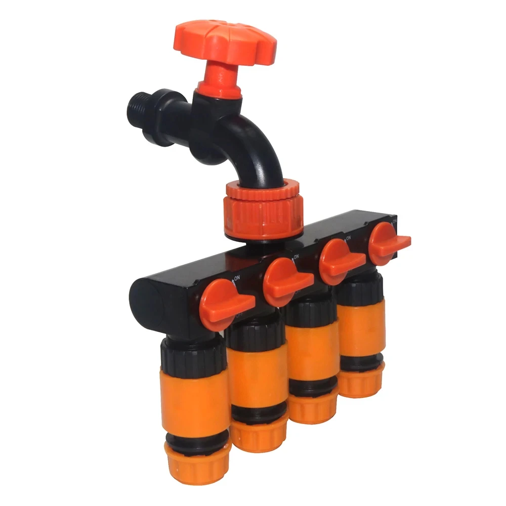 

Комбинированный 6-компонентный садовый разъем для водопроводной воды, аксессуары для сельскохозяйственных водопроводных труб, переходной клапан, он