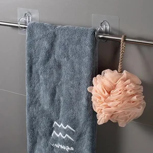 Multifuncional montado na parede ganchos redondos, perfuração livre, pasta sem costura, rack de armazenamento, cozinha, banheiro, cabide de anel doméstico, 10pcs 10 principais vendas argola para cadeira - №1