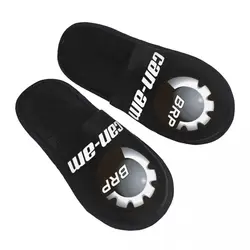 Motorcycle BRP Can-Am Print Guest Slippers for Hotel Women Custom Print House Slipper