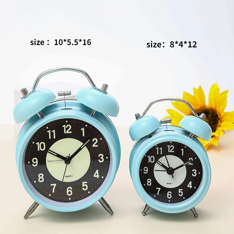 Bedside Small Alarm Clock Silent Not Tick Quartz Loud Alarm Clock Alarm Clock Digital Alarm Clock