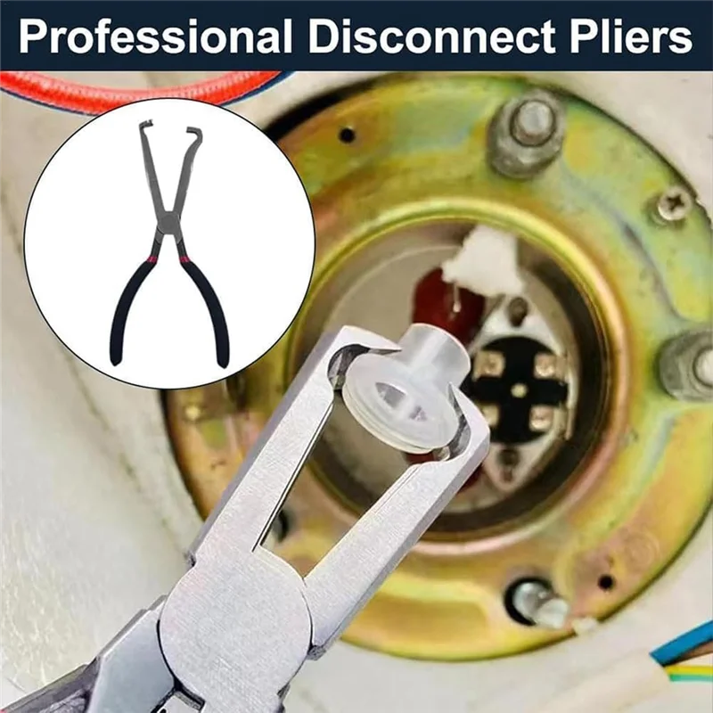 AA89-Electrical Disconnect Pliers, 8 Inch Automotive Tools Electrical Connector Pliers, Electrical Plug Disconnect Tool