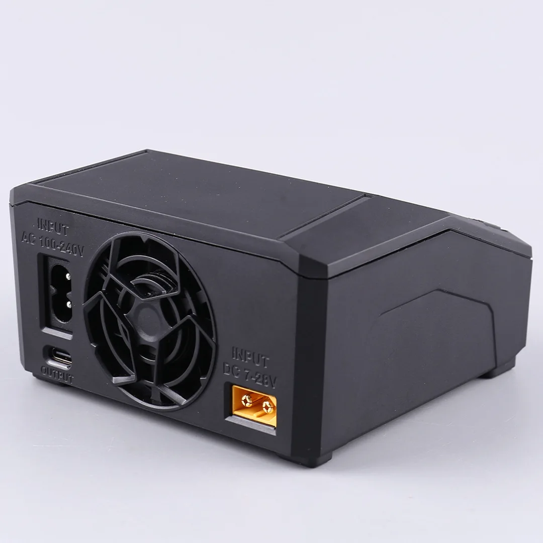 ToolkitRC M6DAC V2 Dual Channel Smart Lipo Battery Charger Discharger AC 200W DC 400WX2 16A for 1-6S LiHV LiPo PD 65W Model Car