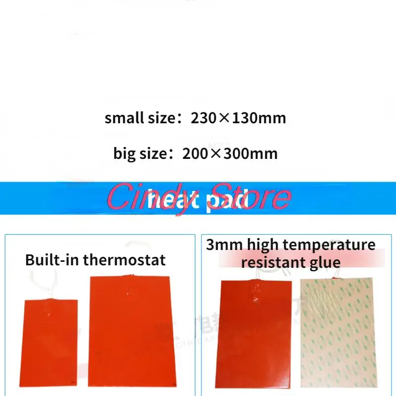 1PC 12V/24V Diesel Fuel Filter Heater Silicone Heat Pad for Automobile Fuel Tank Heating Preheater Car Fuel Engine Accessories