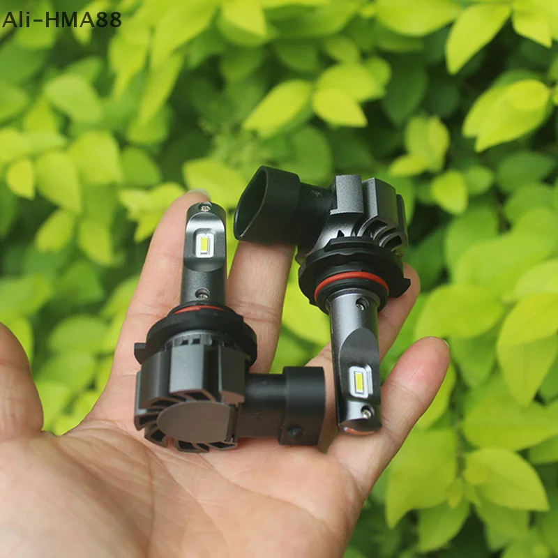 2025 New 1 Pair DC 12V 15W LED Head Lights Super Bright H10 Strong Light Bulb Modified Headlight Bulb Lighting Auto Lamp