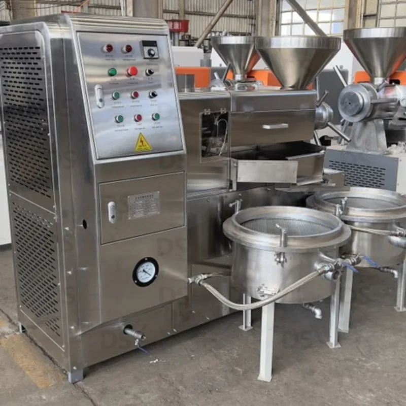 Commercial Stainless Steel Style Rice Bran Sesame Peanut 100 Type Oil Press Machine
