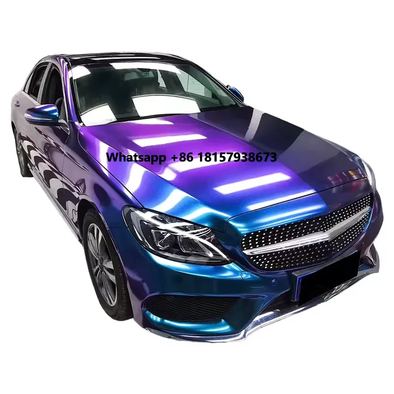 

Best Price Car Film PPF Super Bright TPH Glossy Dark Grey Blue Black Car Paint protection Film Change Color Film TPU