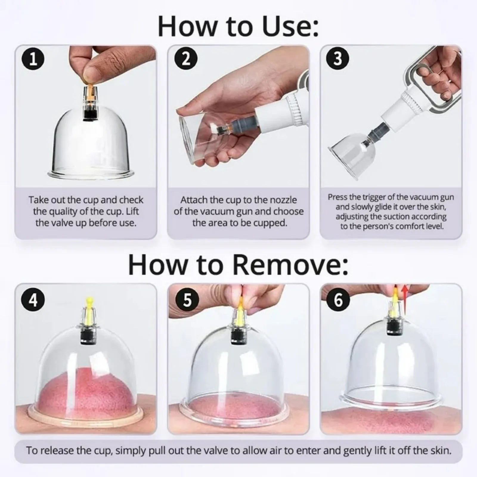 12/22 Cups Cupping Set for Massage Chinese Cupping Kit with Hand Pump Suction Cup Set High-quality Vacuum Cupper