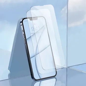 2 adet ekran koruyucu telefon temperli cam ön cam iPhone15 için 15pro 15ProMax iPhone16 16Pro 16ProMax temperli Film