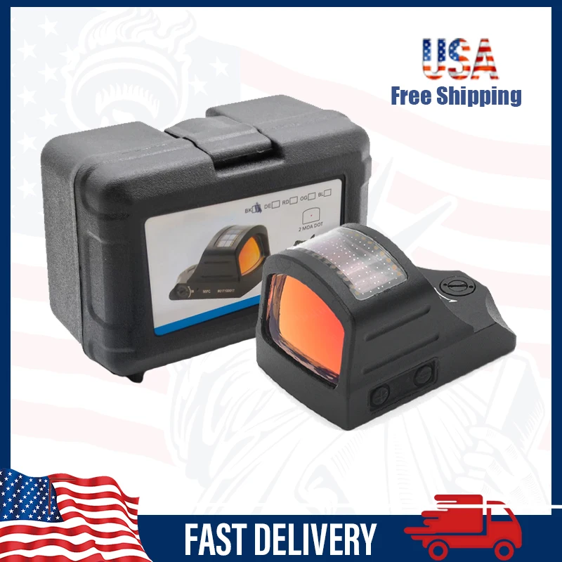 507C ريد دوت البصر الطاقة الشمسية مسدس البصر الصيد التكتيكية Riflescope #1