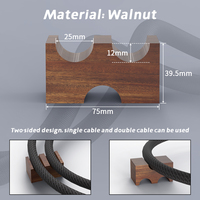 HiFI Audio Rosewood Wooden Speaker support Cone Stand Foot Speaker Insulation Cable Holder Bracket Line Shock Absorber Base Pad