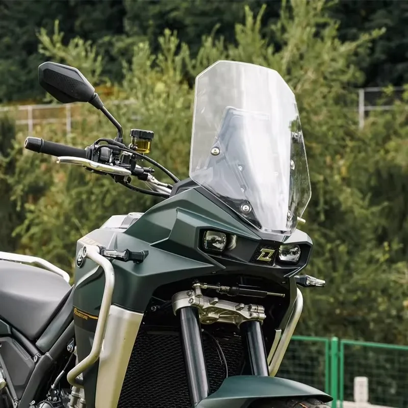For Kove 800X Modified Windshield Front Windshield Heightened Guarding Panel Rain Shield Accessories