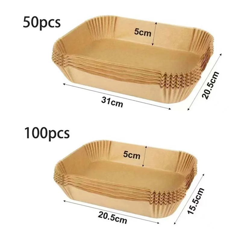 M04K 150PCS Air Fryer Liners Disposable, Liners For Air Fryer Basket, Air Fryer Parchment Paper Liners For Ninja Dual