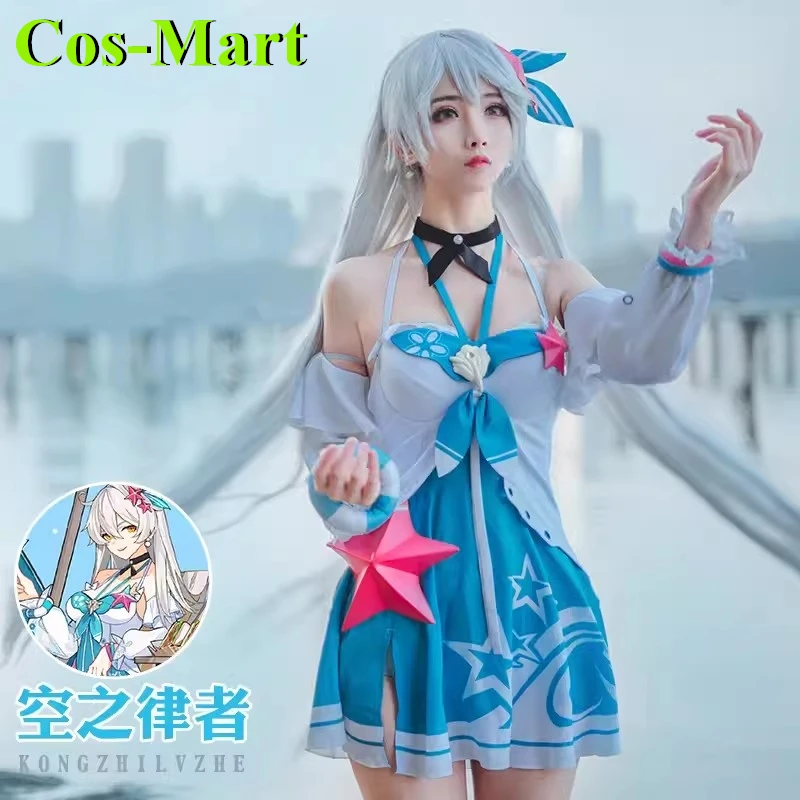 Cos-Mart Game Honkai Impact 3 Sirin Swimwear Cosplay Costume Herrscher Of The Void Uniform Dress Party Role Play Clothing