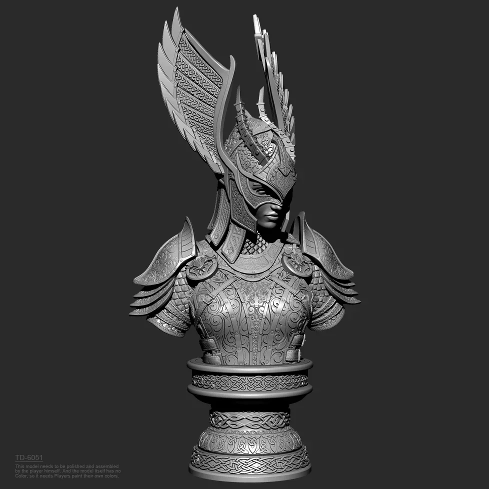 55mm 70mm Resin model kits figure beauty colorless and self-assemble (3D Printing ) TD-6051/3D