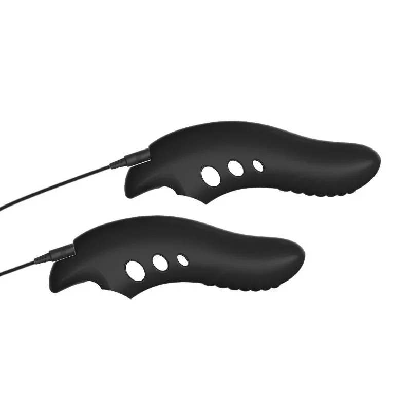 إصبع كم البظر محفز التحفيز الكهربائي الوثن لعبة الجنس للأزواج صدمة كهربائية الحلمة البظر تدليك BDSM #5