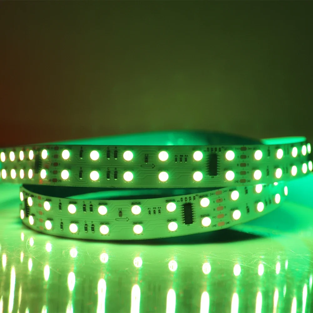 Inteligentna taśma LED Smart 20 DMX512 120 LED 24V 5050 RGB 50 metrów do dekoracji salonu
