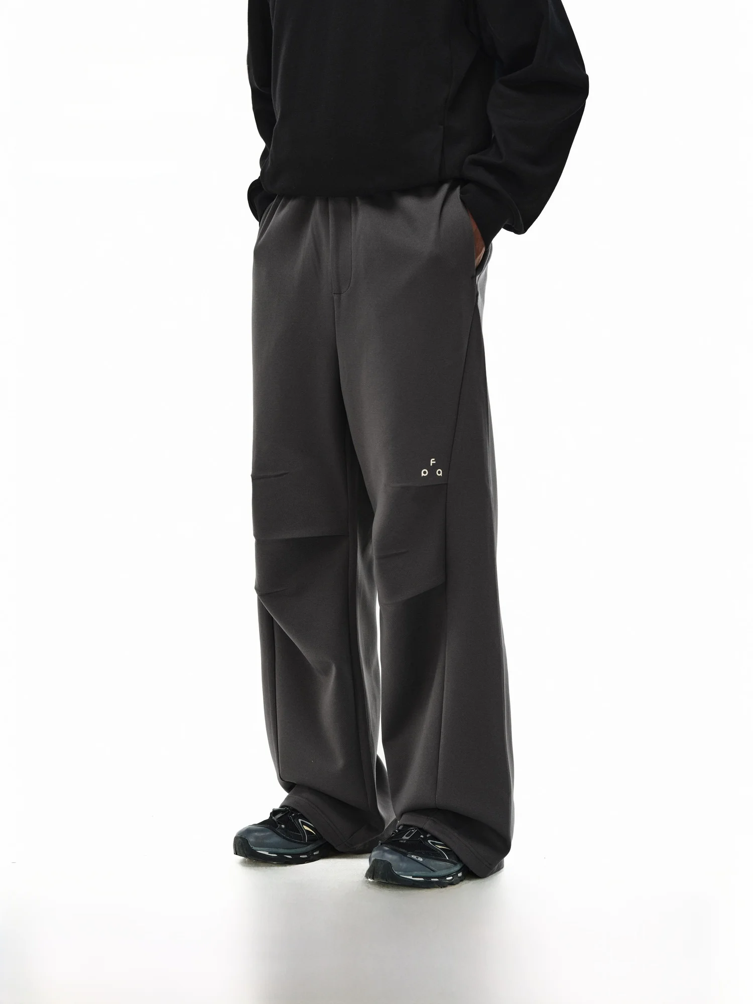 

Спортивные брюки FPA Sport Quick Dry Me Elastic Air Layer Fitn Casual, свободные, широкие, черные, длинные, для студентов и молодежи