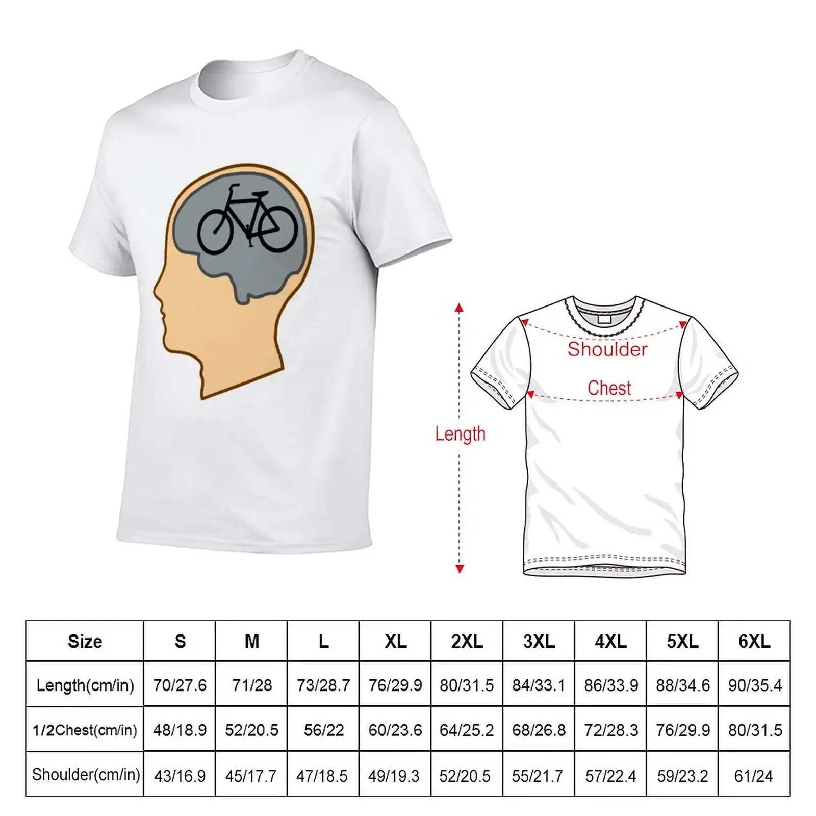 New Bicycle For Our Minds T-Shirt tops man clothes plus size t shirts anime clothes t shirts for men graphic