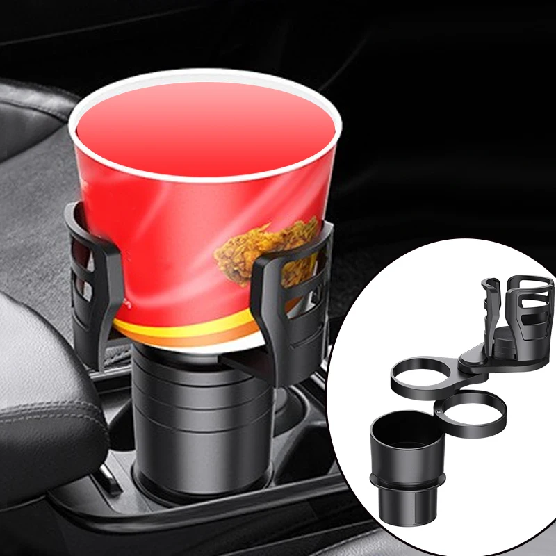 

Автомобильный многофункциональный держатель для стакана с водой, регулируемый на 360 градусов, вращающийся на 360 градусов чашка для воды, держатель для бутылки с напитком, кронштейн для стайлинга автомобиля