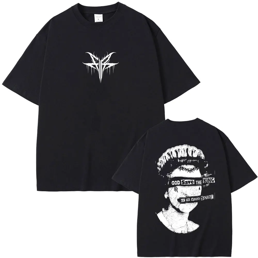 

Limited Rock Band Falling in Reverse God Save The King T-shirts Men Women High Quality Soft Cotton Tshirt Male Summer T Shirt