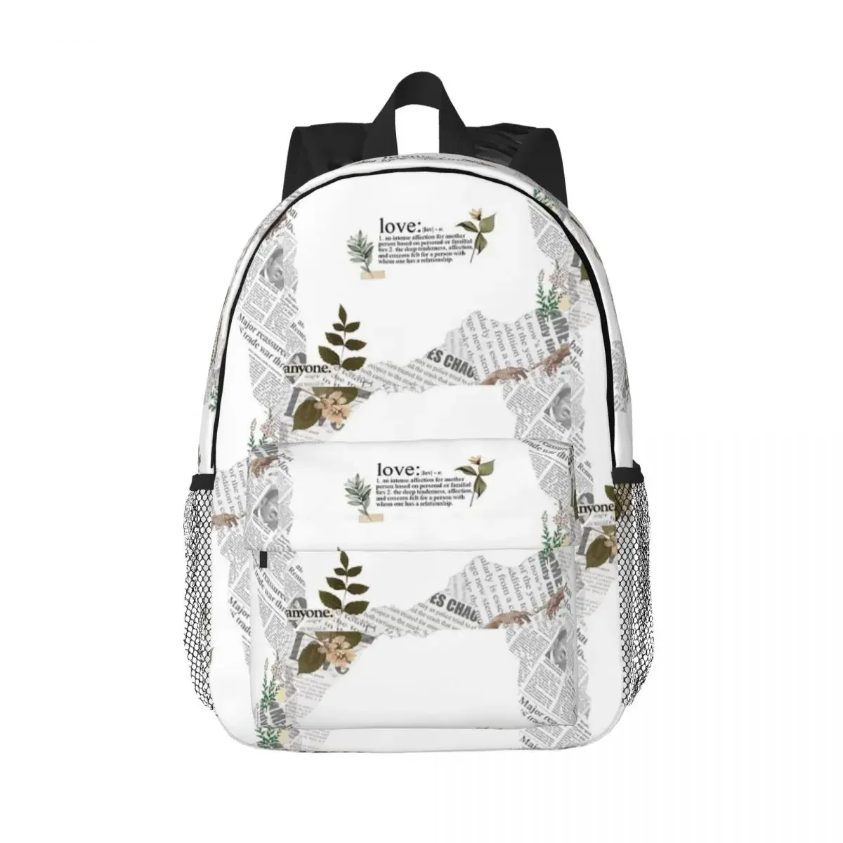 Aesthetic Love Backpacks, Teenager Bookbag, Casual Children School Bags, Laptop Rucksack, Initiated Bag, Large Capacity