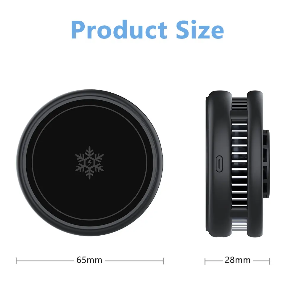 25W Magnetisches Schnellladegerät + Halbleiter-Kühlung Kabelloses Ladegerät für Gaming/Wohnen Überhitzung Reduzieren für iPhone 17~12 Pro Max – Detail 6