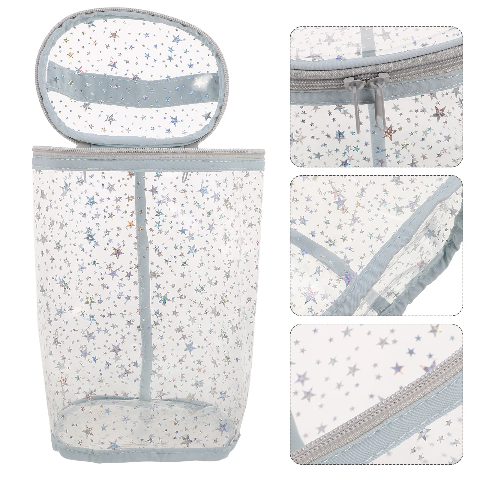 

Waterproof Toiletry Bag Hanging Travel Makeup Pouch Organizer Pvc Bathroom for Traveling
