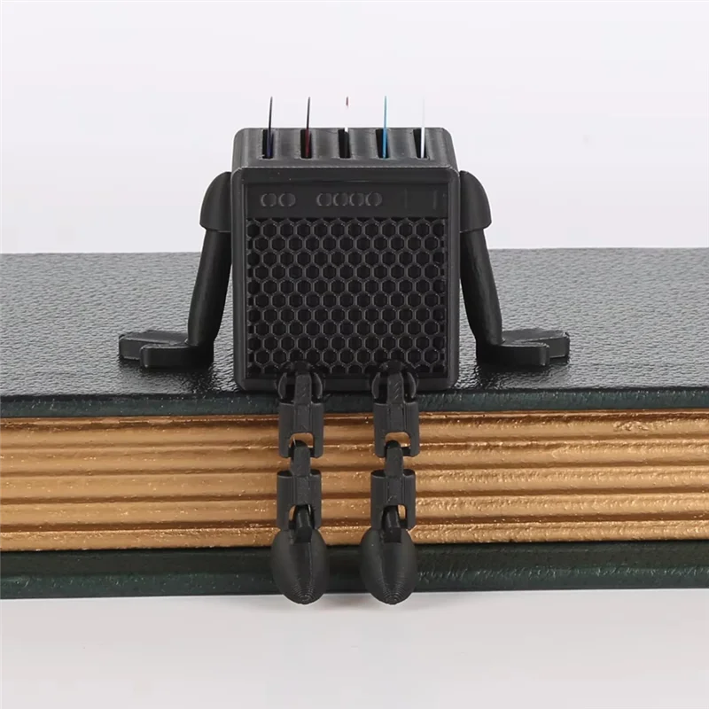 ABKV-Desktop Ornaments 3D Printed Guitar Pick Storage Box Personalized Ukulele Pick Organizer