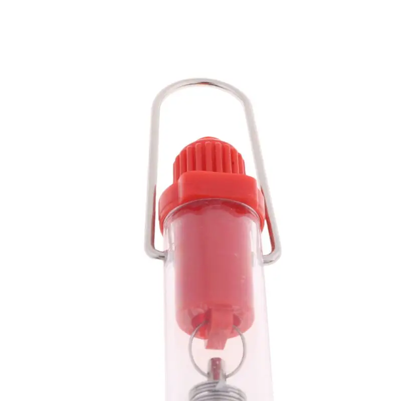 Práctica balanza resorte Newtons, dinamómetro 500g/5N, cuerpo transparente plástico, fácil colgar para