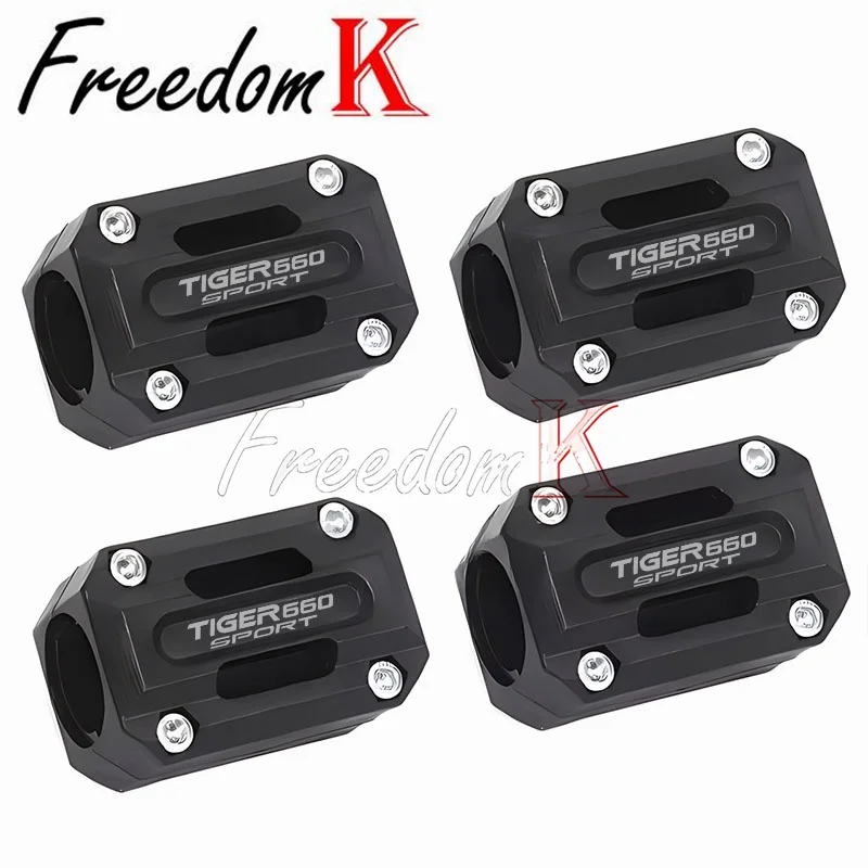 Fit Voor Tiger 660 850 900 GT PRO Rally Explorer 1200 1200 XCA XC Motor Bescherming Bumper Bescherming Accessoires 22 25 28 MM - afbeelding 1