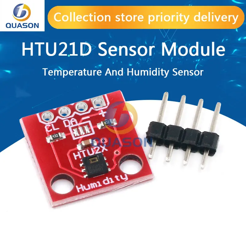 Módulo de sensor de temperatura y humedad HTU21D