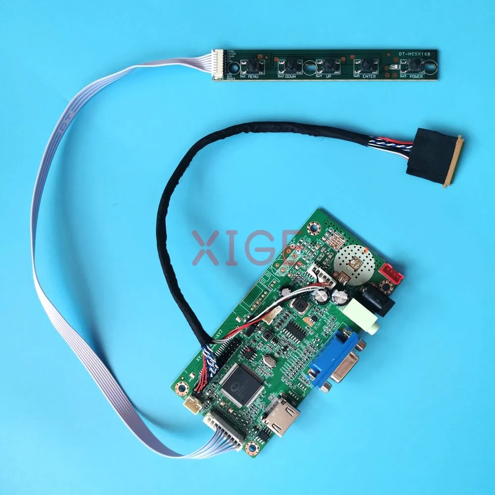 

For LTN156AT09-B02/H01/H02/H03 58C Driver Controller Board LVDS 40 Pin Laptop Matrix 1366x768 VGA HDMI-Compatible 15.6" DIY Kit